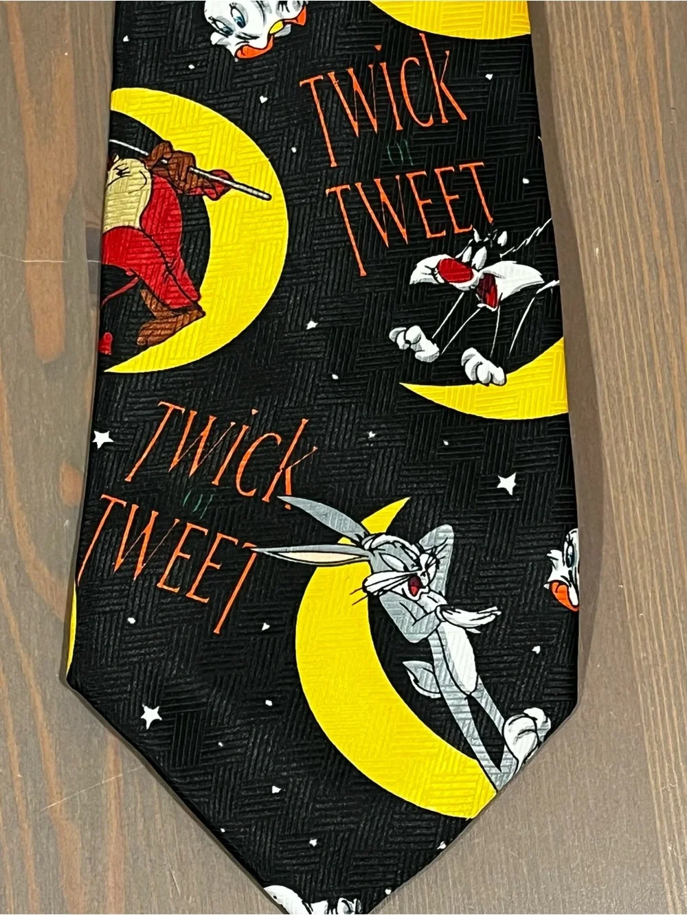 3 Vintage Looney Tunes Ties Tazmanian Devil Halloween St Patrick's Smiley Face
